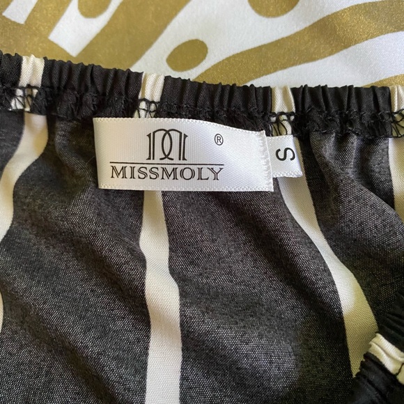 B&W Striped Romer - Picture 4 of 14